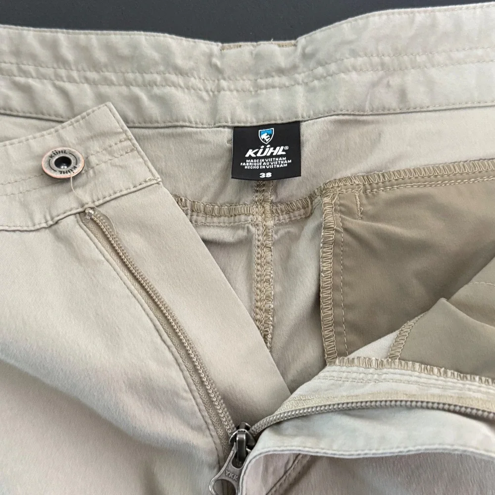 Kuhl Renegade Shorts Mens 38 Tan Hiking Outdoor Cargo Casual Gorpcore Travel